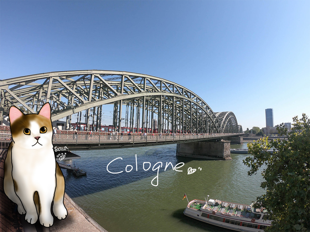 〔旅行到德國〕科隆霍恩佐倫大橋、坐船遊萊茵河〔Writing NFT 版本〕
